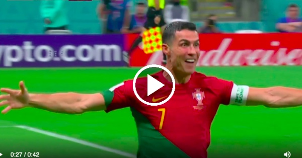 Portugal [1] - 0 Uruguay - Cristiano Ronaldo Header Goal