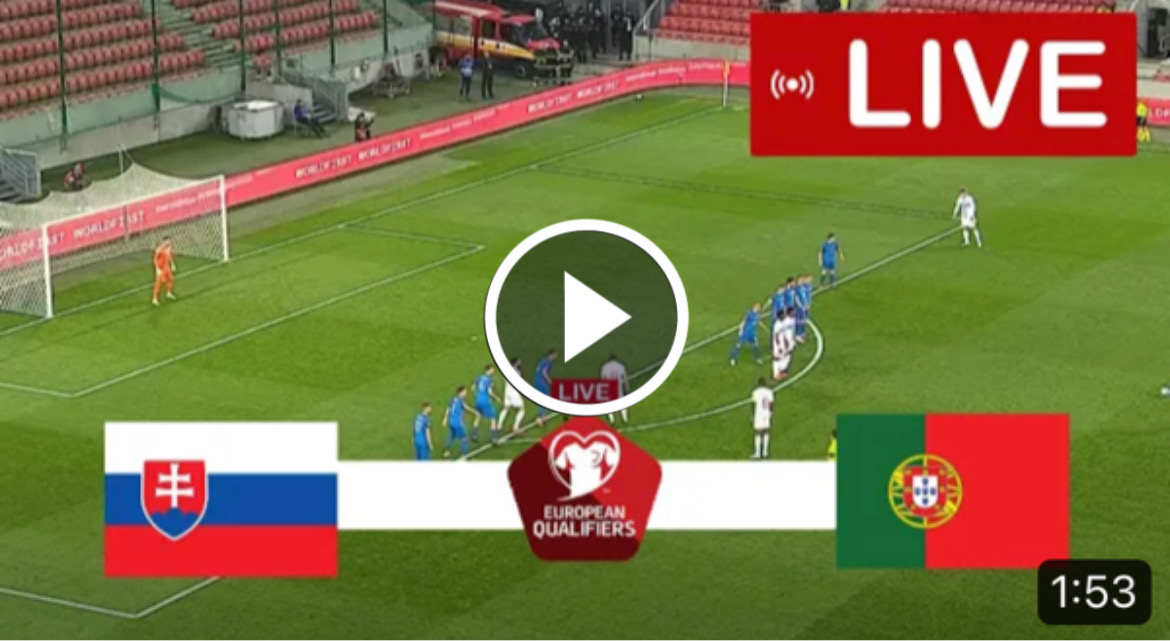 Portugal vs Slovakia Live: Ronaldo Plays