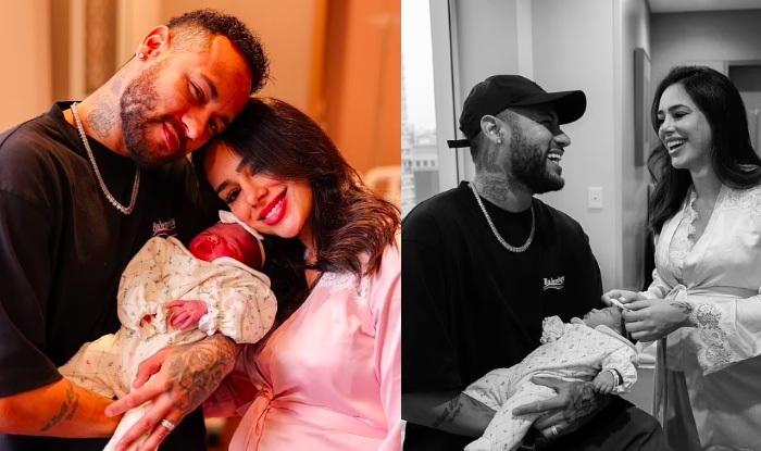 Neymar Announces the birth of his daughter Mavie with girlfriend Bruna Biancard