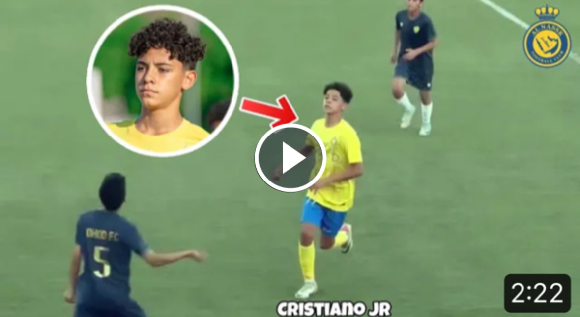 Cristiano Ronaldo Jr Assist & Highlights for Al Nassr U13