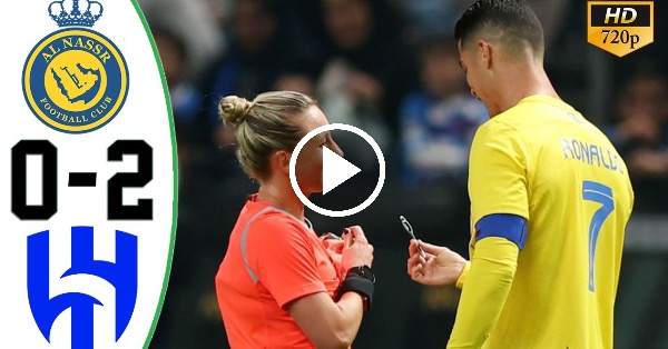 Ronaldo Angry 🔥 Al Hilal vs Al-Nassr 2-0 All Goals & Highlights – 2024