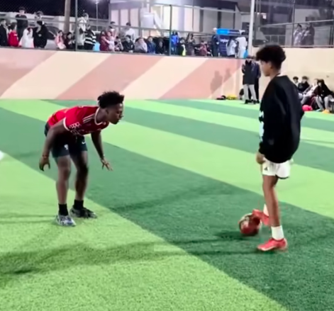 YouTuber IShowSpeed trains with Cristiano Ronaldo Jr at Al-Nassr academy