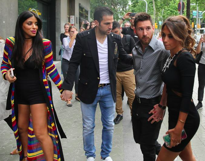 Suárez and Messi, glow upon the launch event as they venture into the realm of entrepreneurship